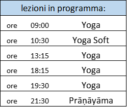 Orari 280 ottobre 2021 - Yoga Ai-Jutsu - Novate Milanese