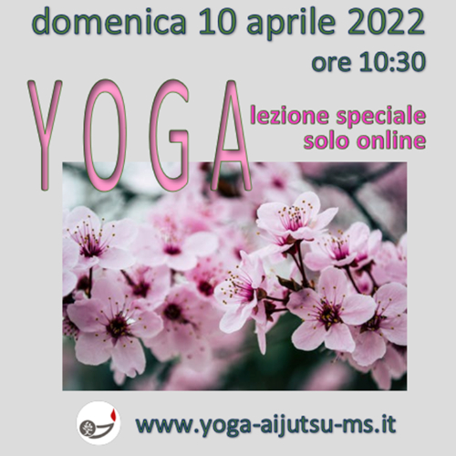 Yoga Ai-Jutsu Novate 10 aprile 2022 lezioni di yoga domenica di primavera