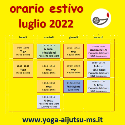 Yoga-Ai-Jutsu-Novate-orari-estate-2022